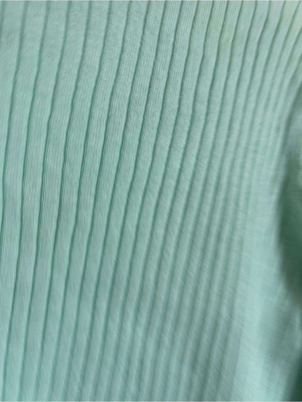 Vero Moda Mint Green Ribbed Open-Front Cardigan - Picture 4 of 4